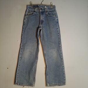 LEVI'S 565 WIDE LEG JEANS 12 REG DENIM BLUE Unisex